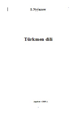Türkmen dili